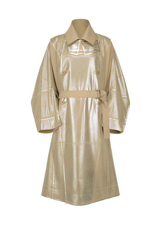 A product shot of the IM MEN GINTO FLAT coat in light beige (40).