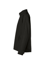 A detail shot of the IM MEN FLAT BLACK jacket.