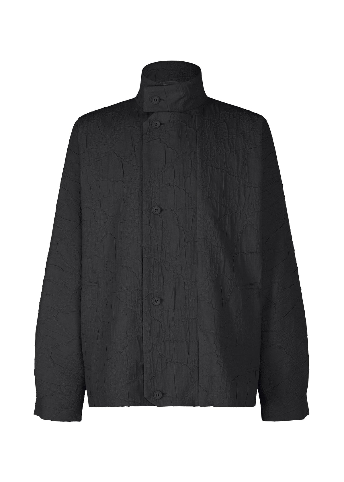 A product shot of the IM MEN SHRINK JACQUARD clothing in black (15).