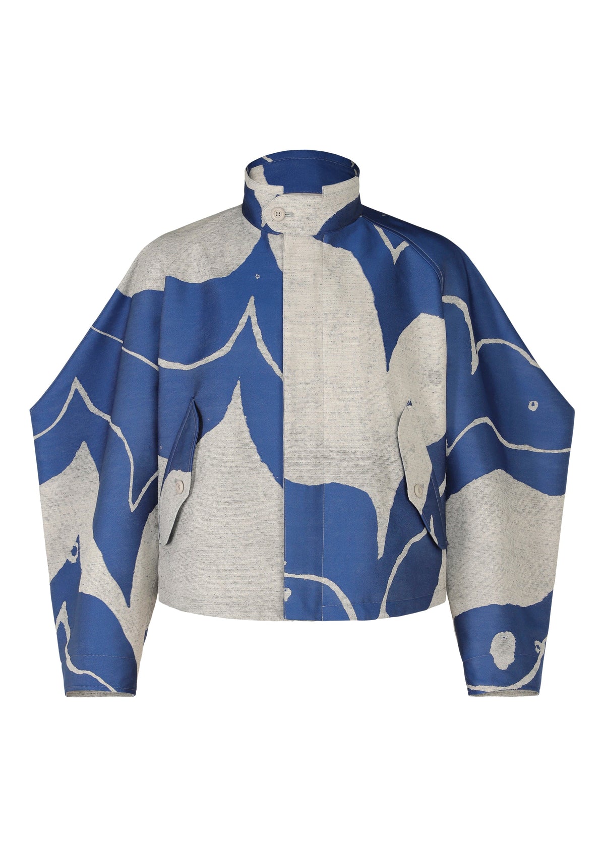 A product shot of the IM MEN INLAY jacket in blue (72).
