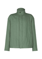 A product shot of the IM MEN TOUGH LINEN jacket in dark green (63).