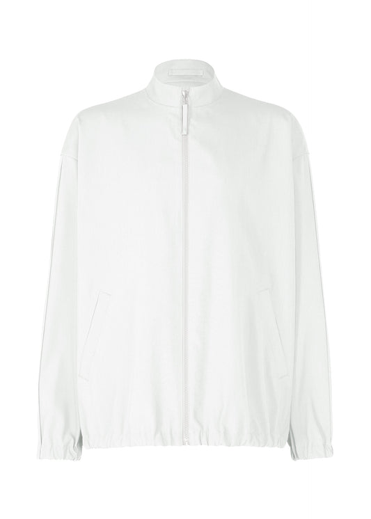 A product shot of the IM MEN AIR PLEATS jacket in light grey (11).