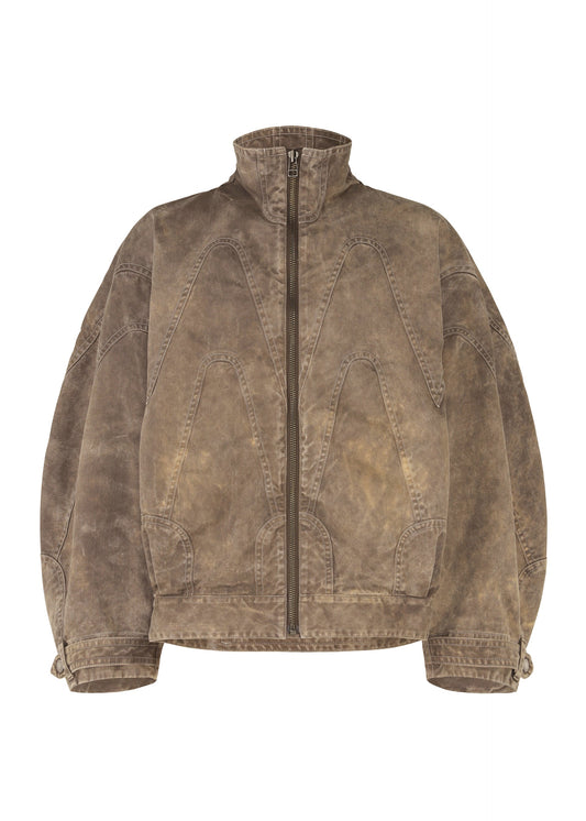 A product shot of the IM MEN ELEMENTS jacket in dark beige (43).