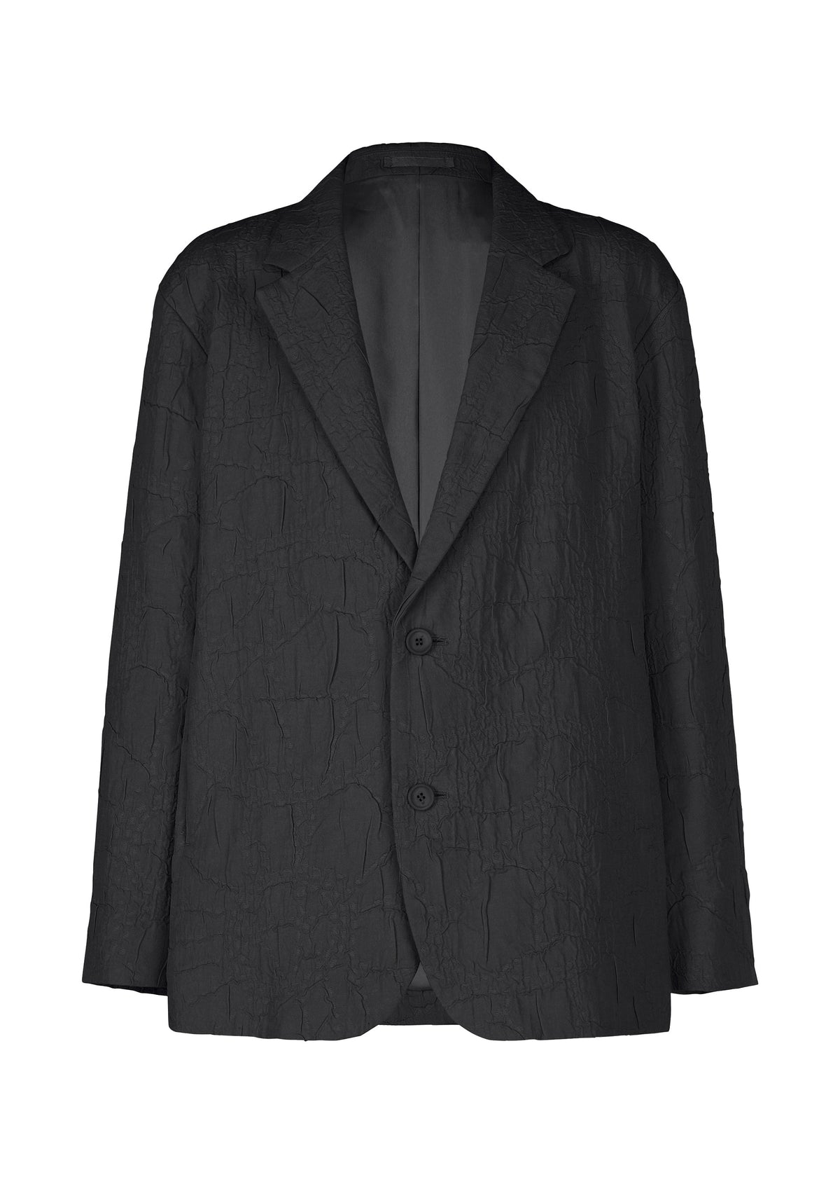 A product shot of the IM MEN SHRINK JACQUARD clothing in black (15).
