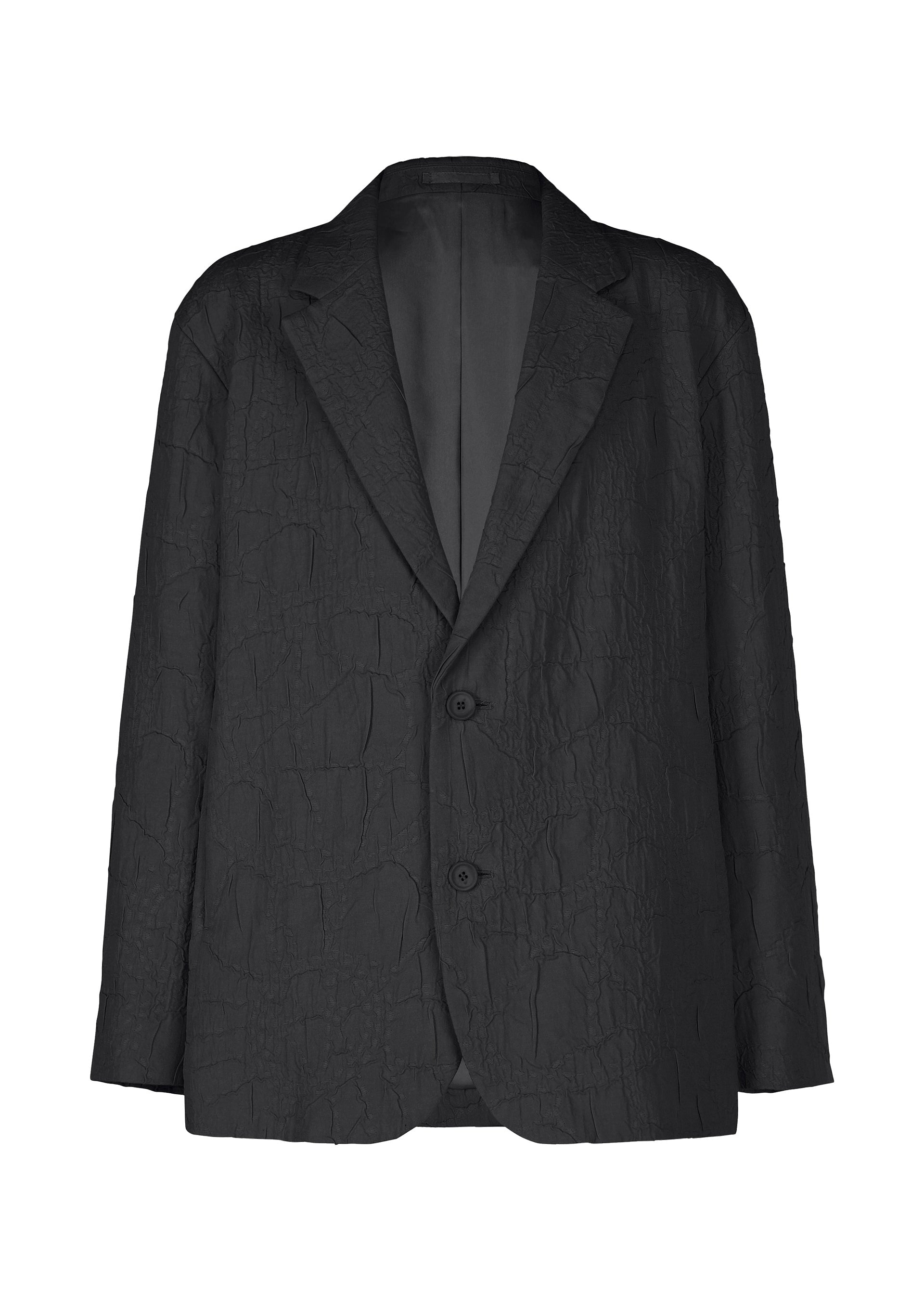 A product shot of the IM MEN SHRINK JACQUARD clothing in black (15).