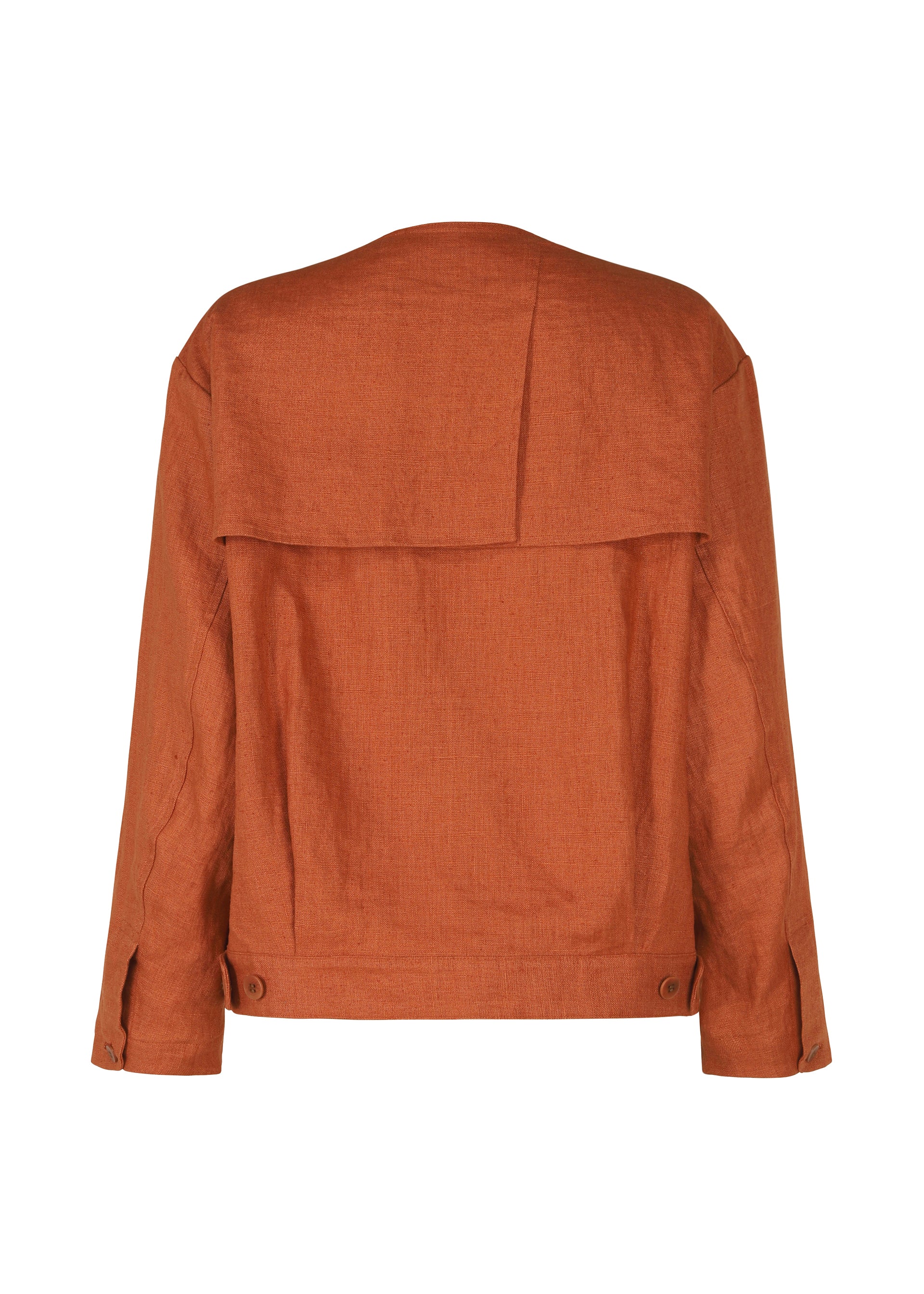 A detail shot of the IM MEN TOUGH LINEN jacket.