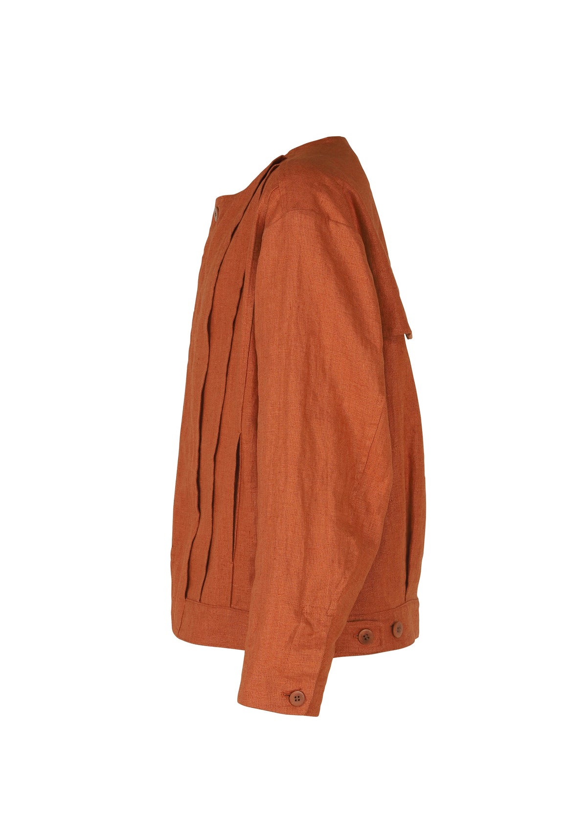 A detail shot of the IM MEN TOUGH LINEN jacket.