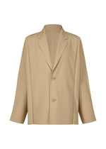 A product shot of the IM MEN FLAT jacket in light beige (40).