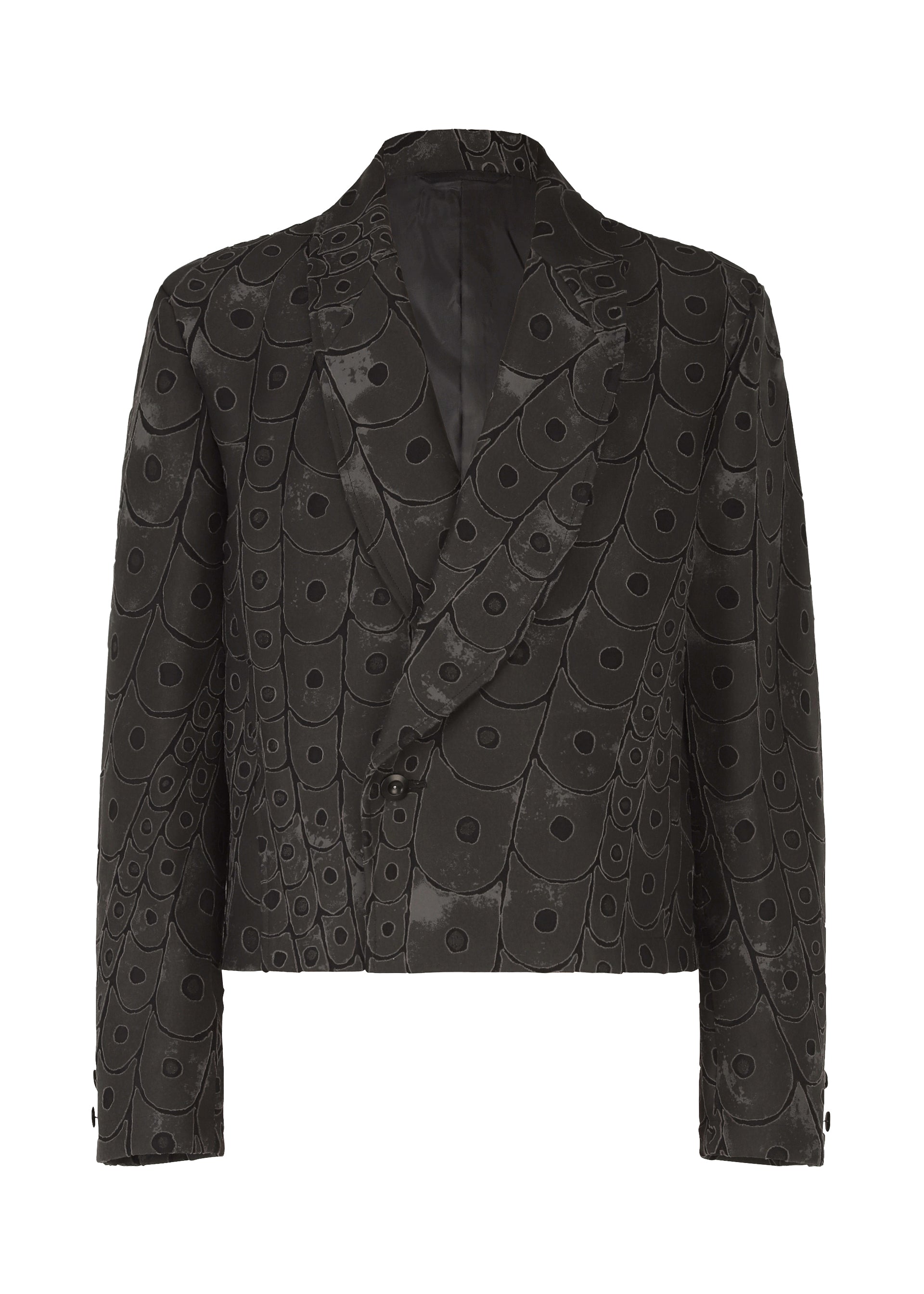 A product shot of the IM MEN UROKOMON jacket in black (15).