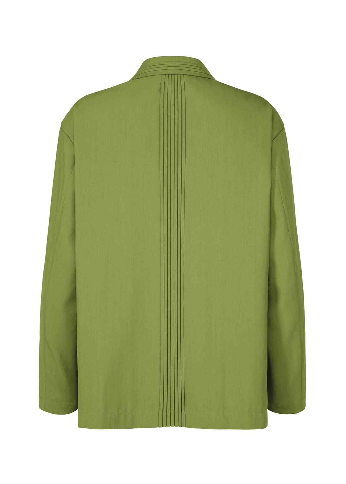 A detail shot of the IM MEN AIR PLEATS jacket.