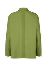 A detail shot of the IM MEN AIR PLEATS jacket.