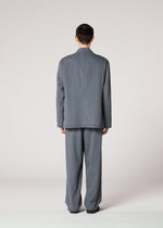 A model wears the IM MEN AIR WASH air-wash-jacket-light-blue.