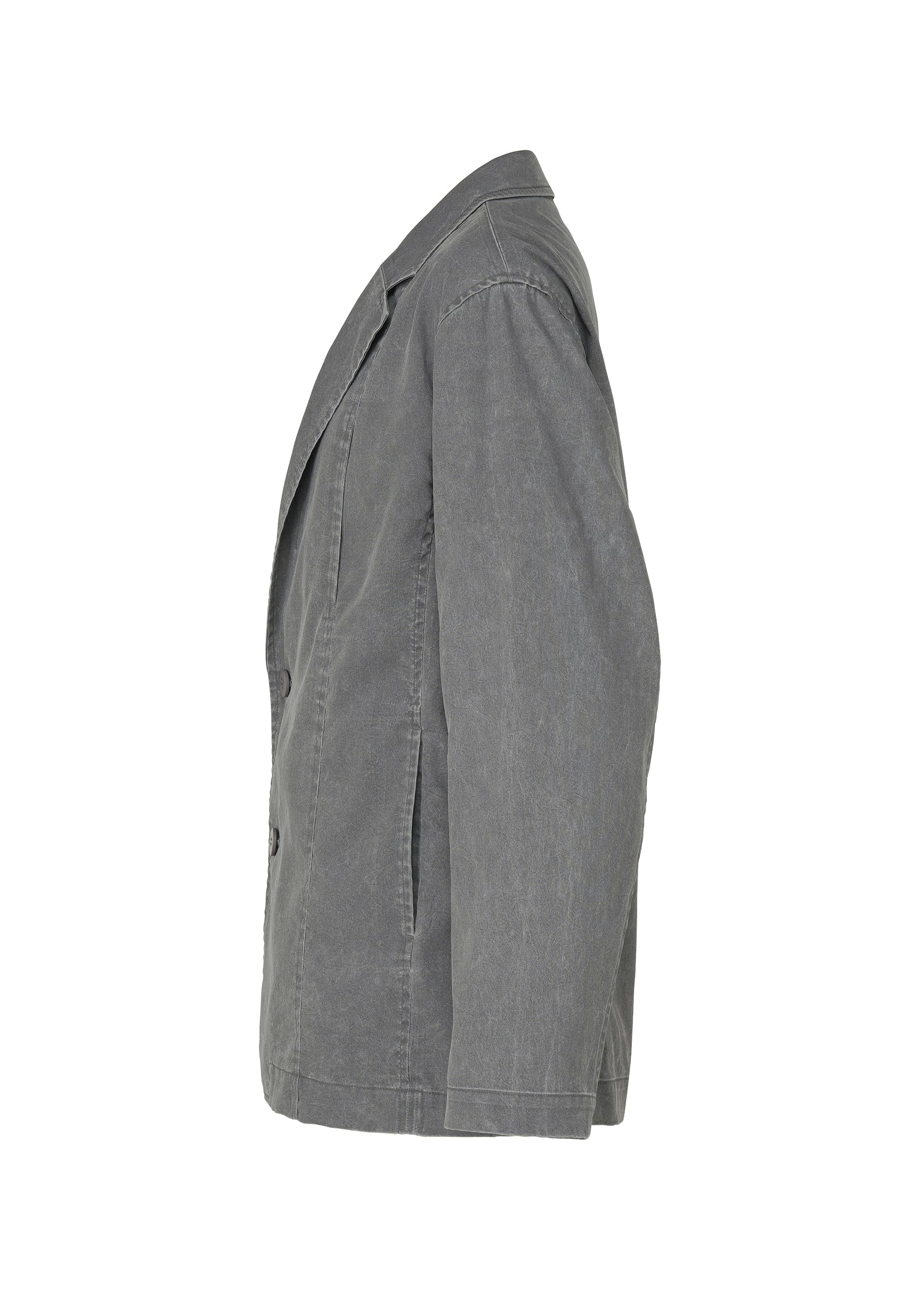 A detail shot of the IM MEN AIR WASH jacket.