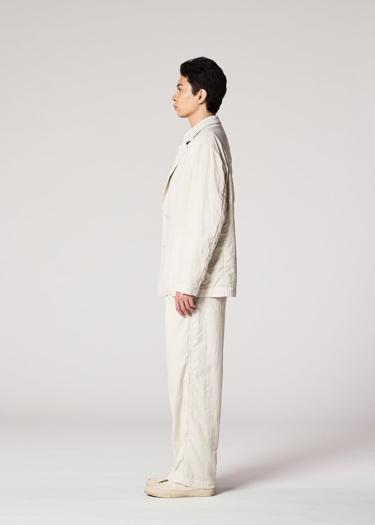 PIGMENT DOUBLE FACE COTTON Jacket Charcoal Grey