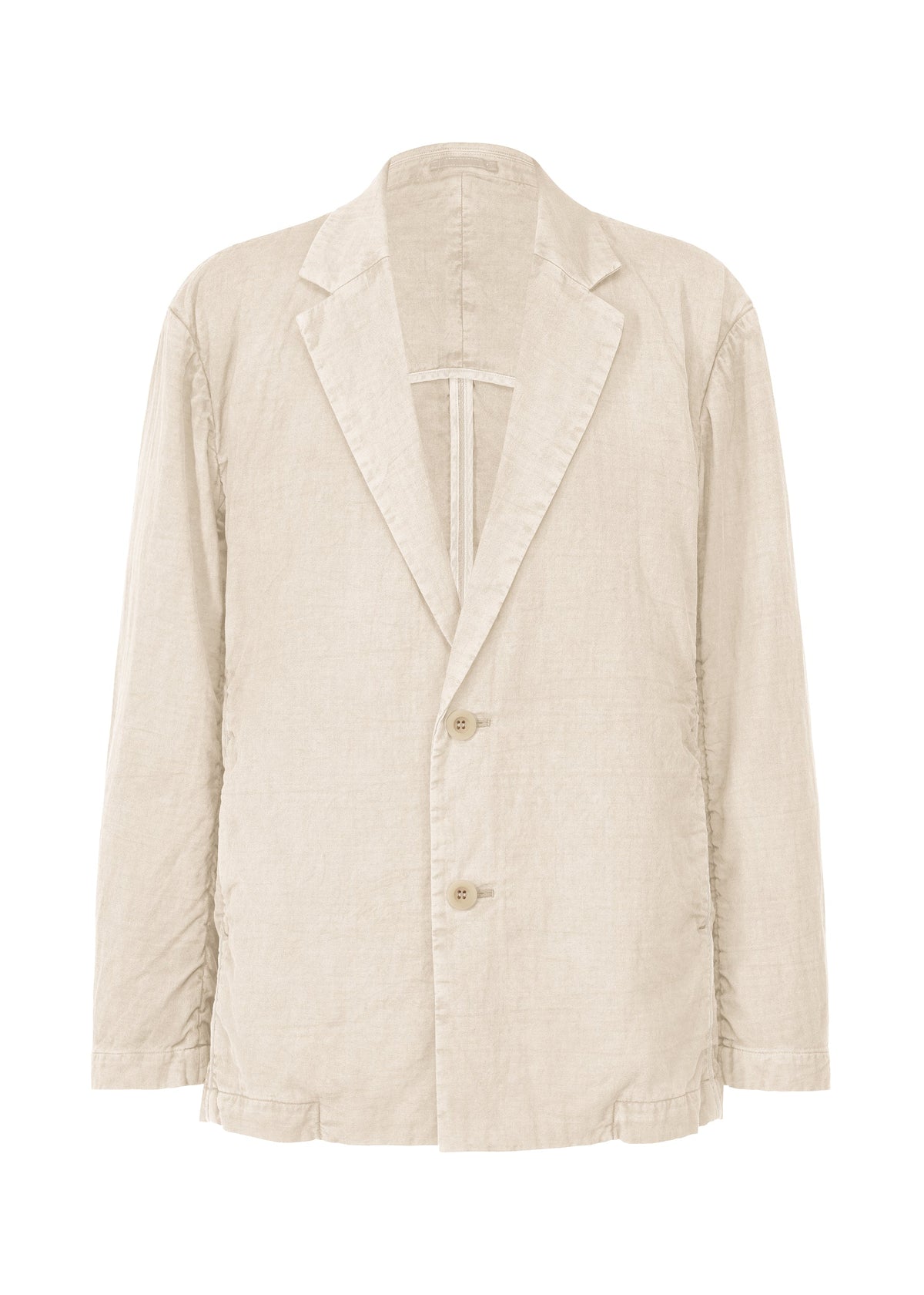 A product shot of the IM MEN PIGMENT DOUBLE FACE COTTON jacket in light beige (40).