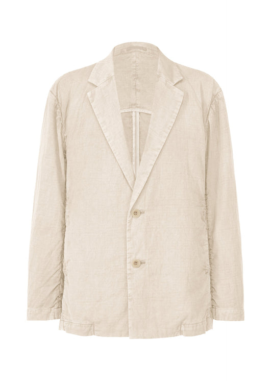 A product shot of the IM MEN PIGMENT DOUBLE FACE COTTON jacket in light beige (40).