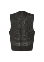 A product shot of the IM MEN KAIYU vest in black (15).