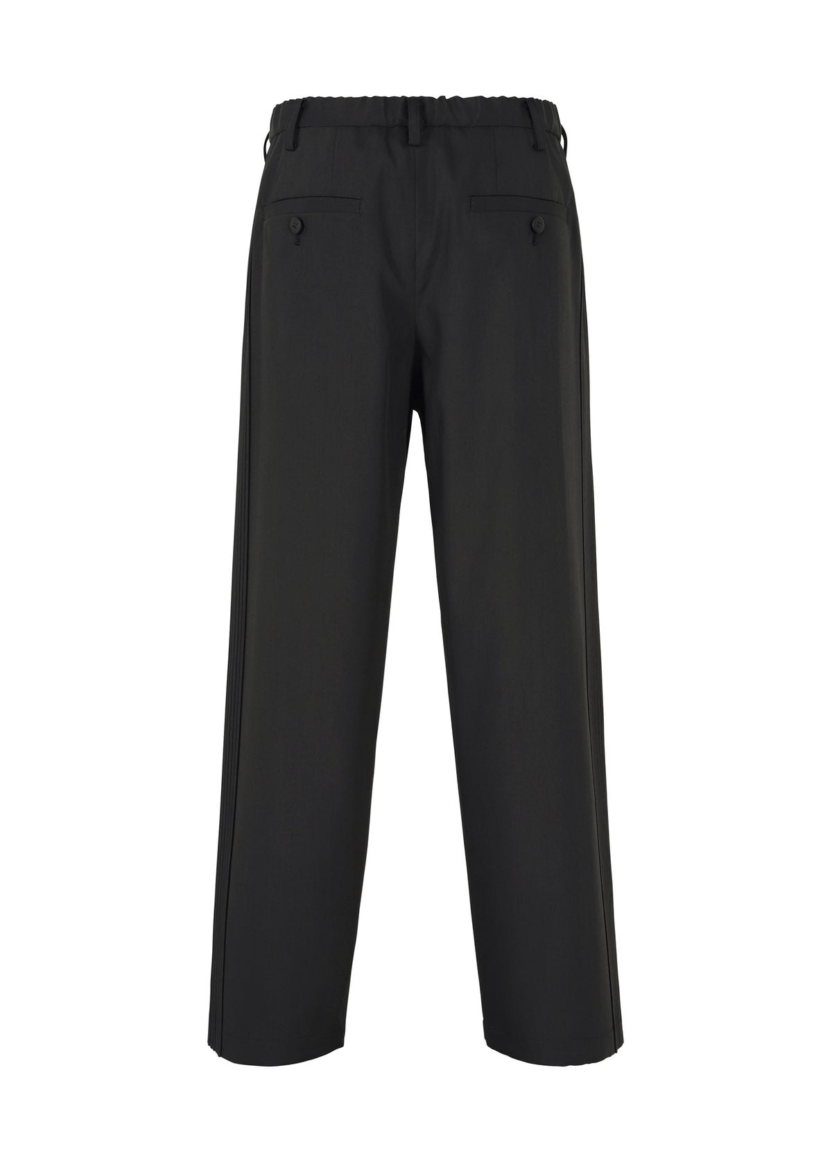 AIR PLEATS BLACK Trousers Black