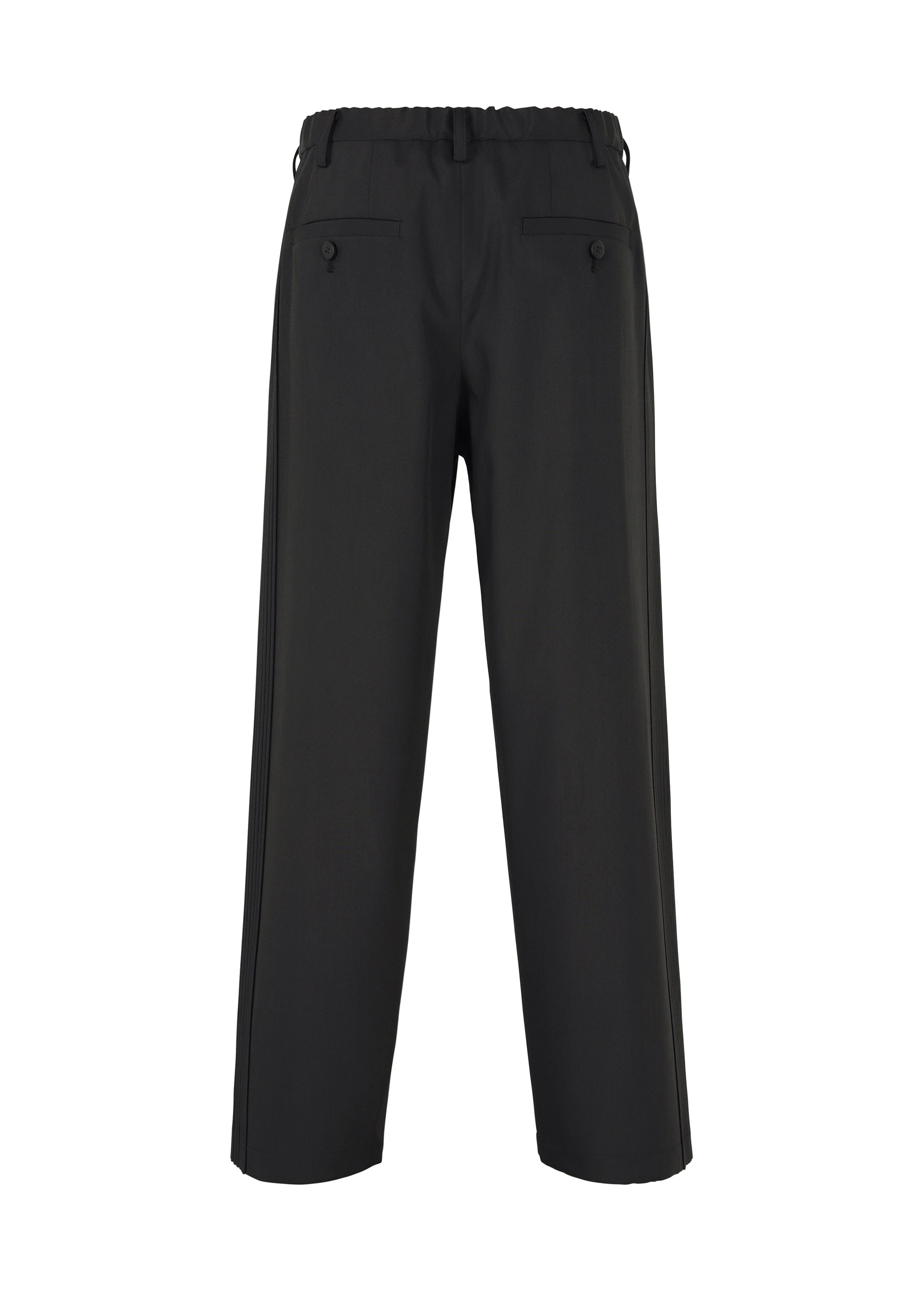 AIR PLEATS BLACK Trousers Black