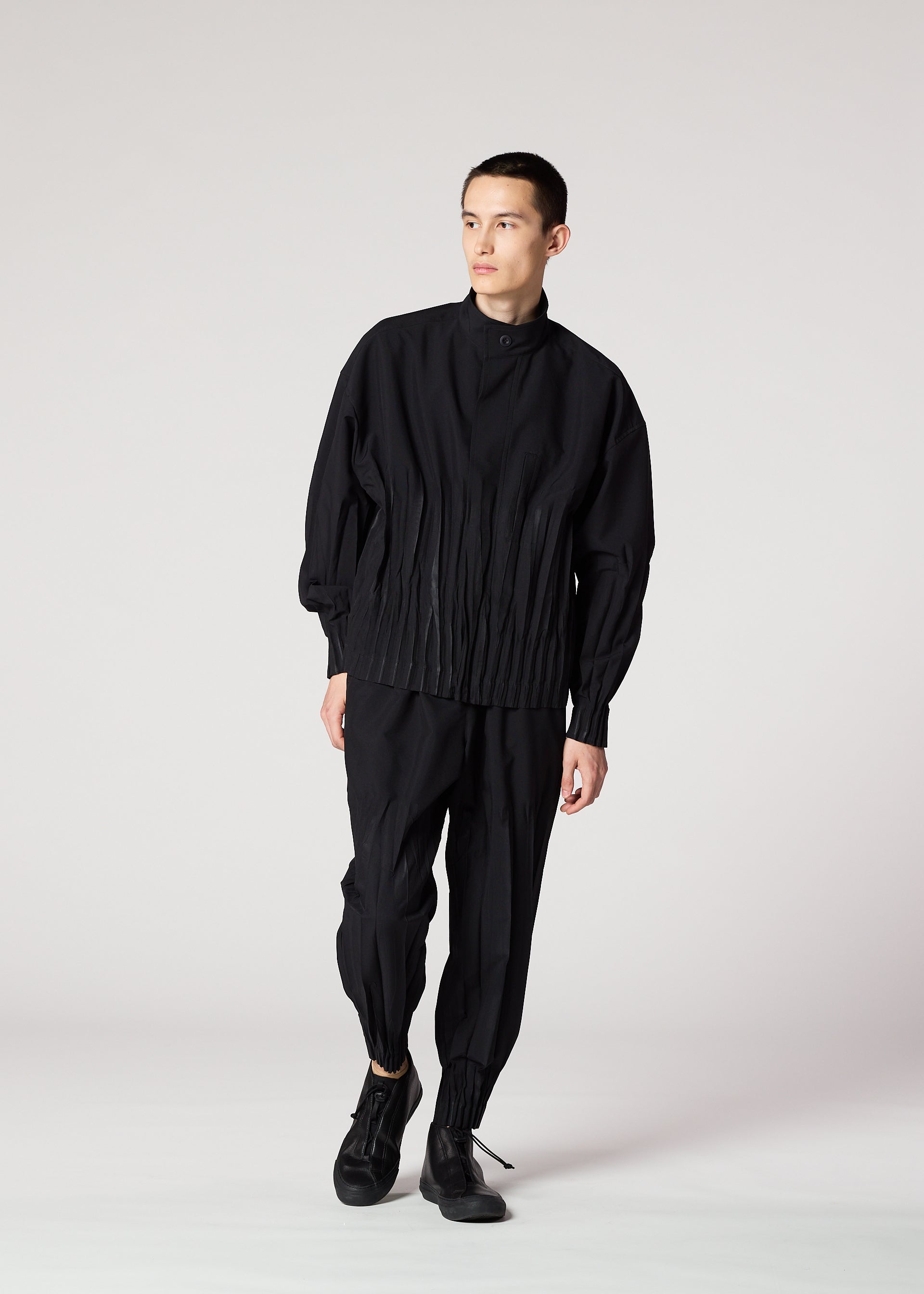 WAFT BLACK Trousers Black