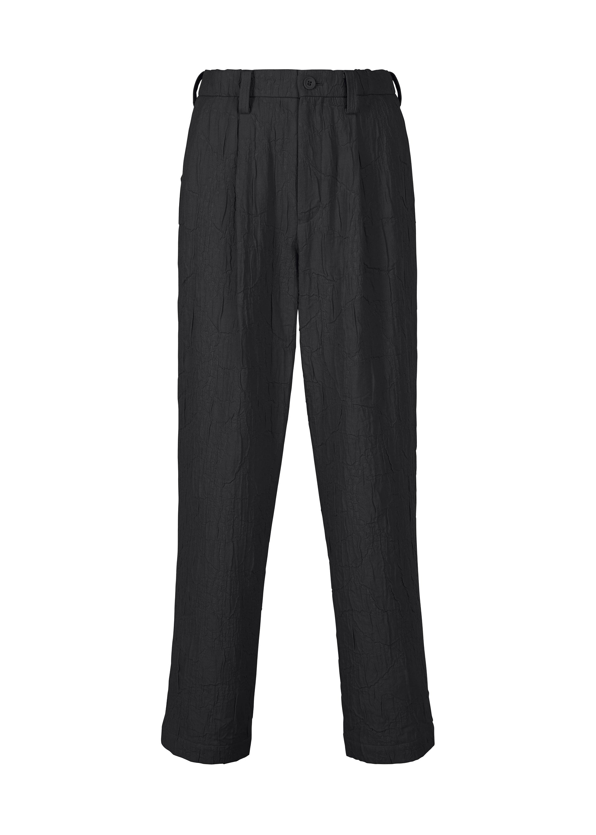 A product shot of the IM MEN SHRINK JACQUARD clothing in black (15).