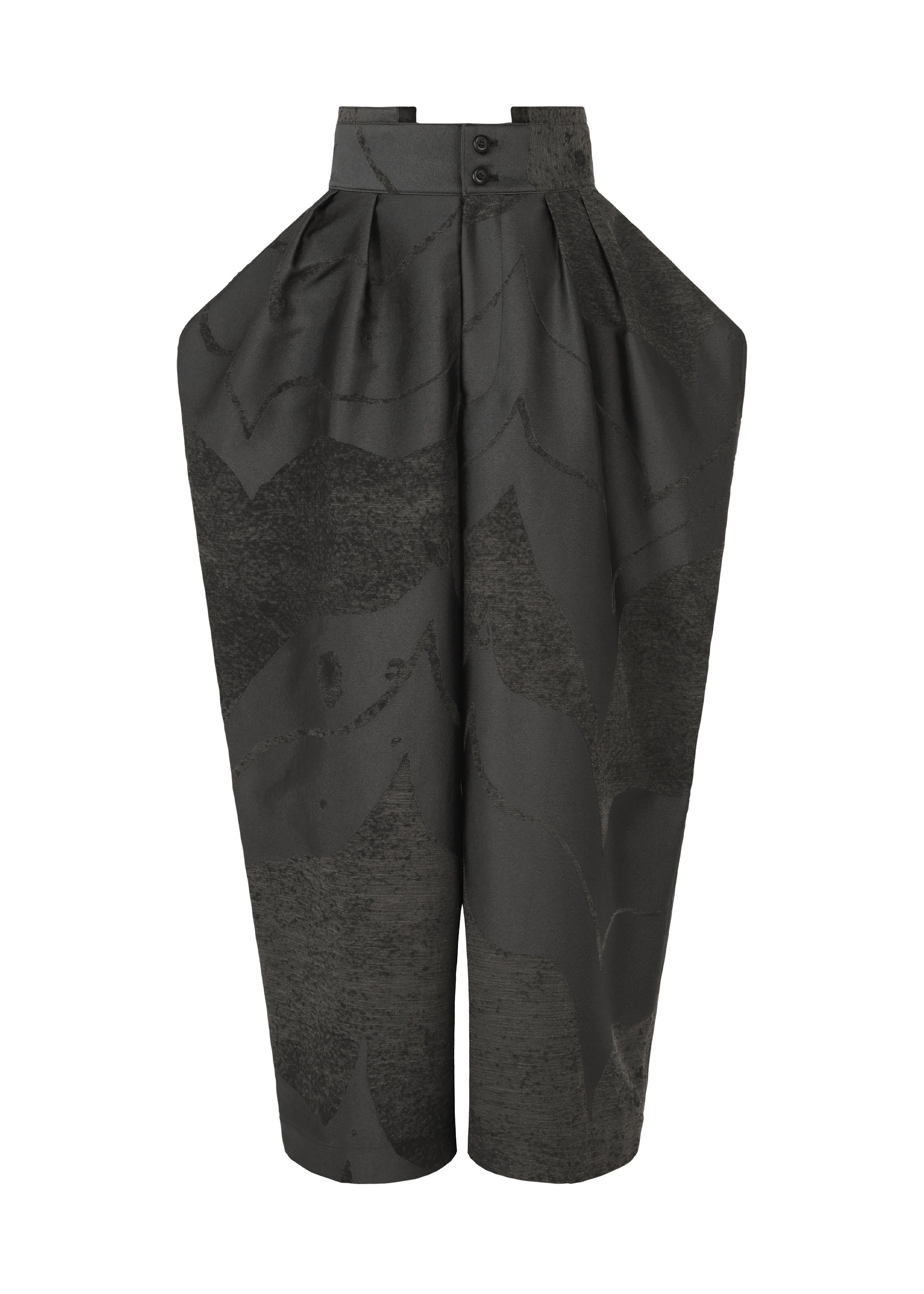 A product shot of the IM MEN INLAY trousers in black (15).