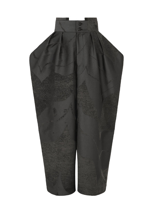 A product shot of the IM MEN INLAY trousers in black (15).