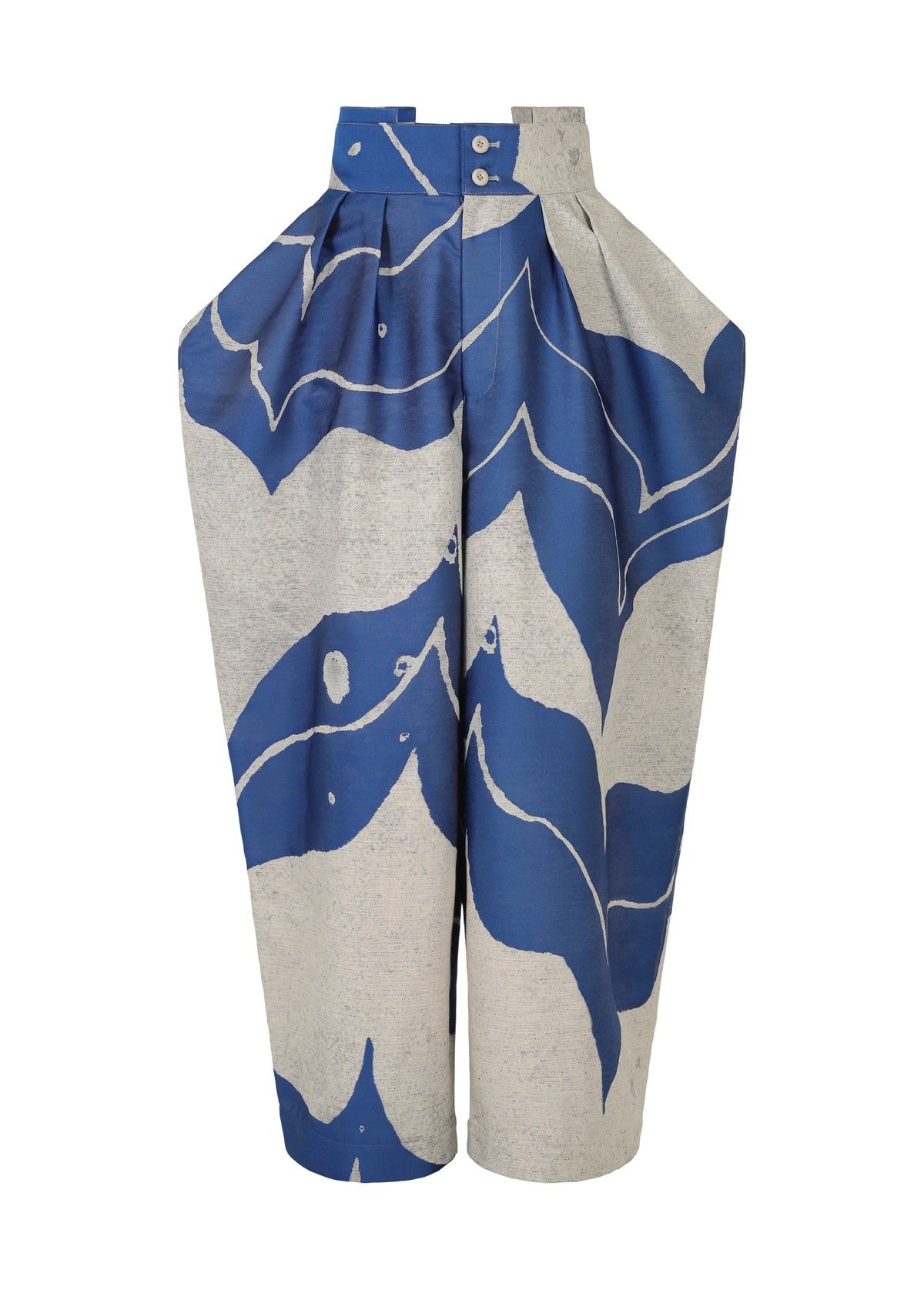 A product shot of the IM MEN INLAY trousers in blue (72).