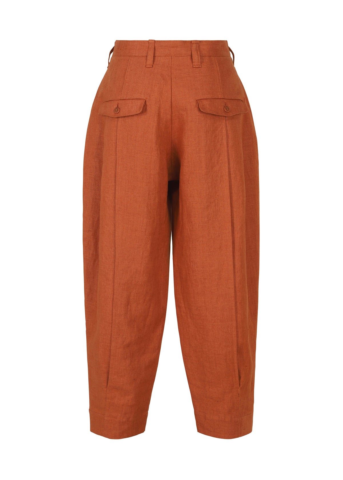 A detail shot of the IM MEN TOUGH LINEN trousers.