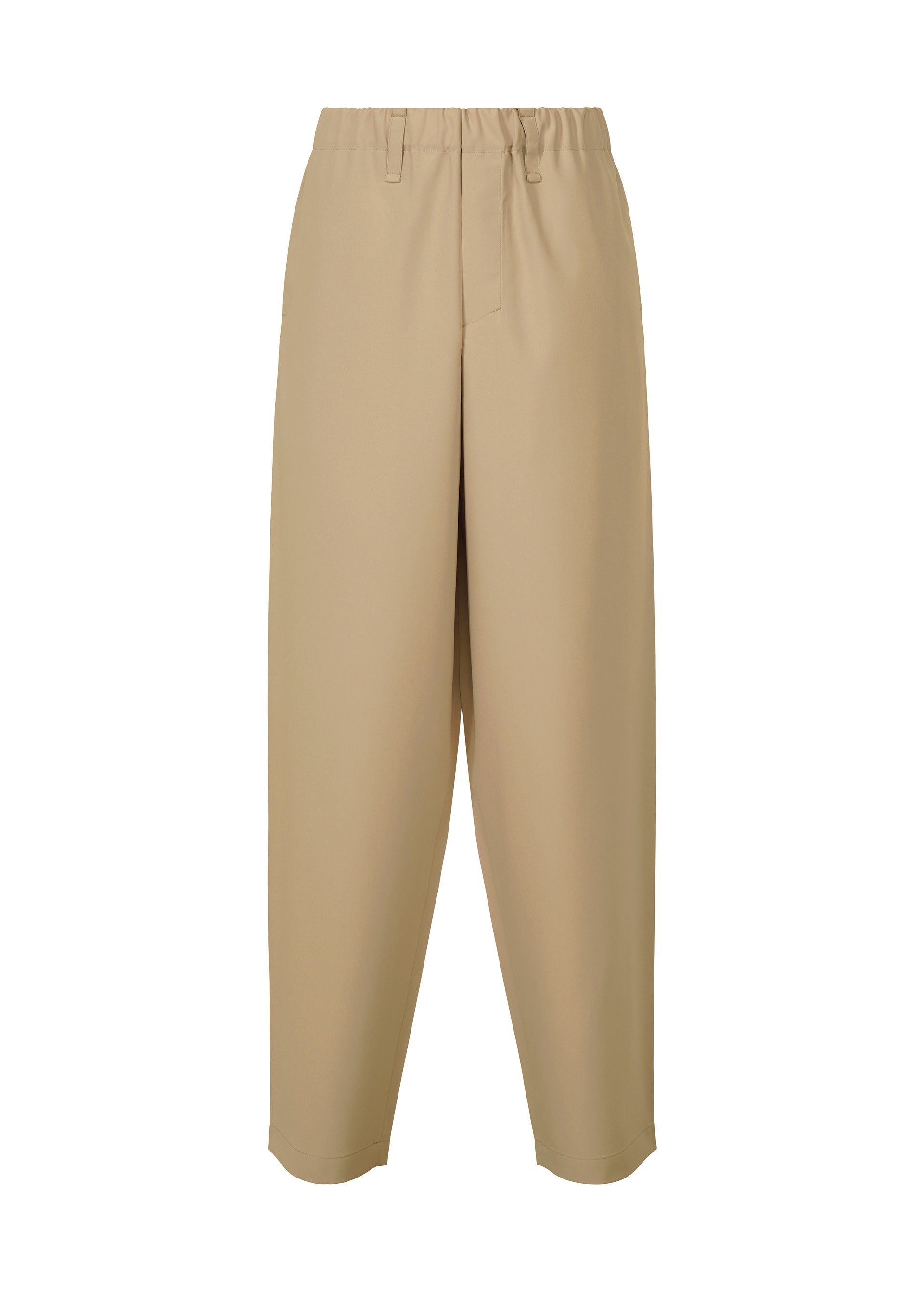 A product shot of the IM MEN FLAT trousers in light beige (40).