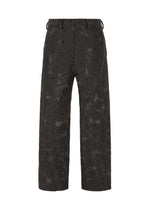 A product shot of the IM MEN UROKOMON trousers in black (15).