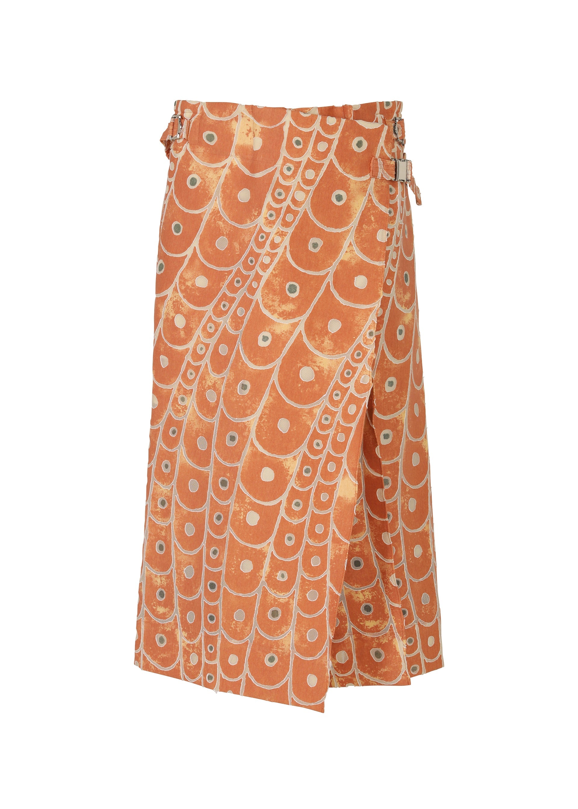 A product shot of the IM MEN UROKOMON trousers in red (24).