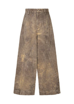 A product shot of the IM MEN ELEMENTS trousers in dark beige (43).