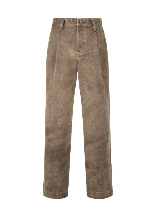 A product shot of the IM MEN ELEMENTS trousers in dark beige (43).