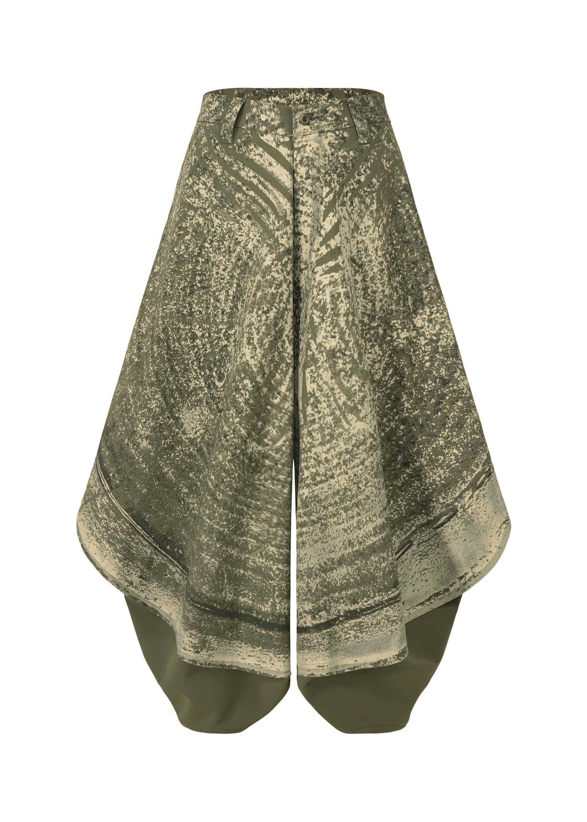 A product shot of the IM MEN KAIYU trousers in khaki (65).