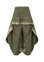 A detail shot of the IM MEN KAIYU trousers.