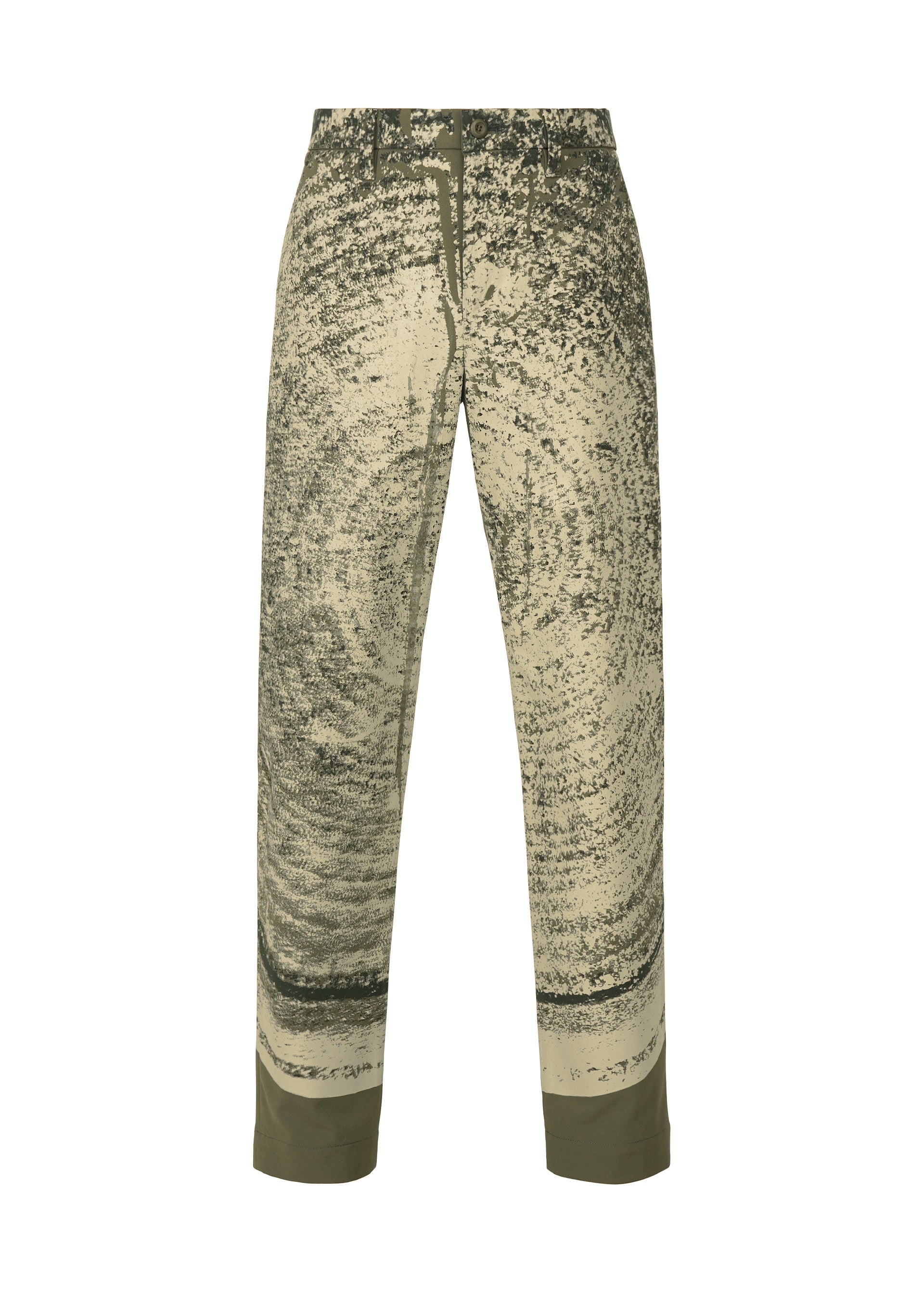 A product shot of the IM MEN KAIYU trousers in khaki (65).