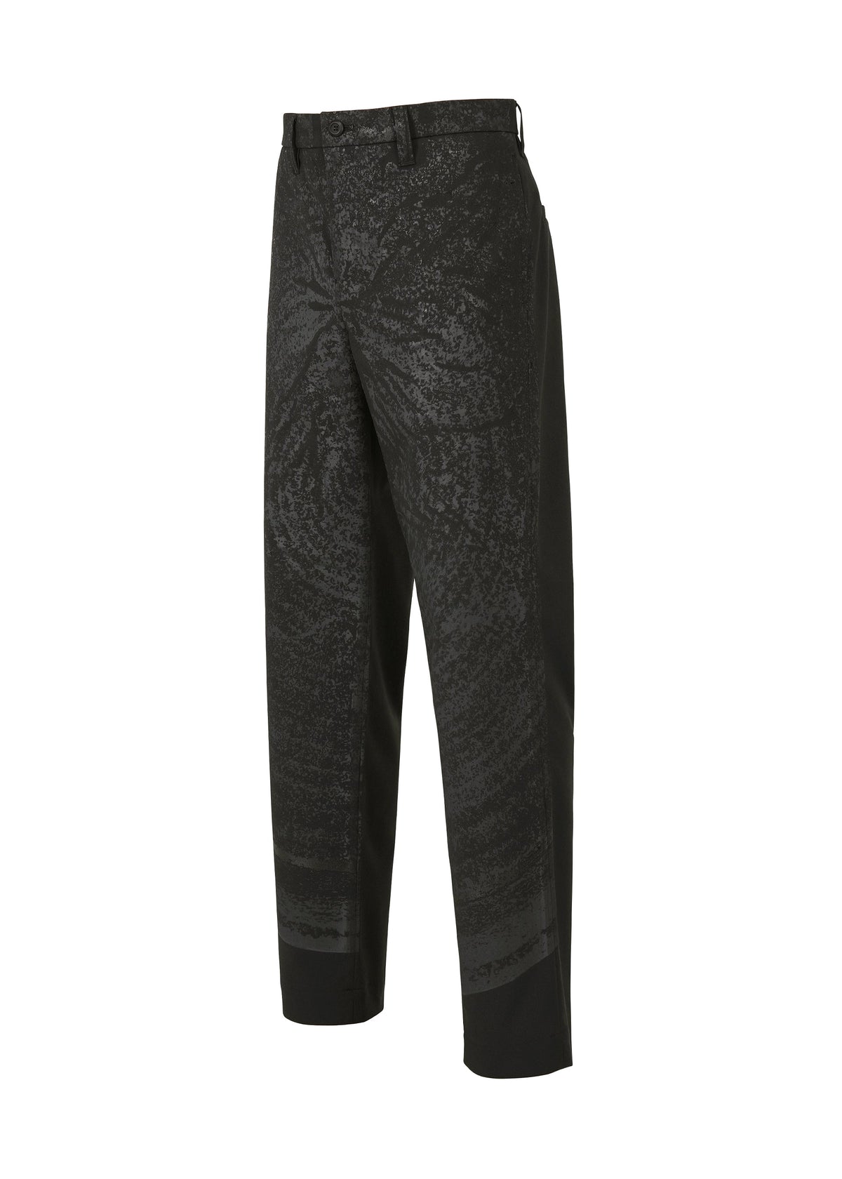 A detail shot of the IM MEN KAIYU trousers.