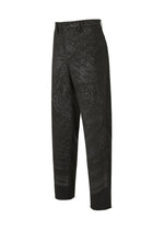 A detail shot of the IM MEN KAIYU trousers.