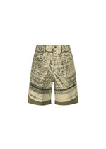 A product shot of the IM MEN KAIYU shorts in khaki (65).