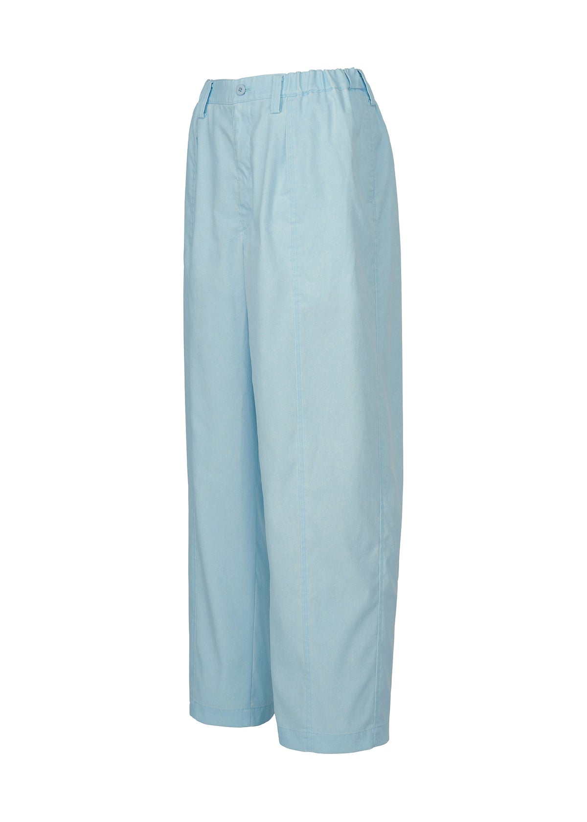 A detail shot of the IM MEN AIR WASH trousers.
