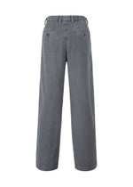 A detail shot of the IM MEN PIGMENT DOUBLE FACE COTTON trousers.