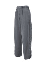 A detail shot of the IM MEN PIGMENT DOUBLE FACE COTTON trousers.