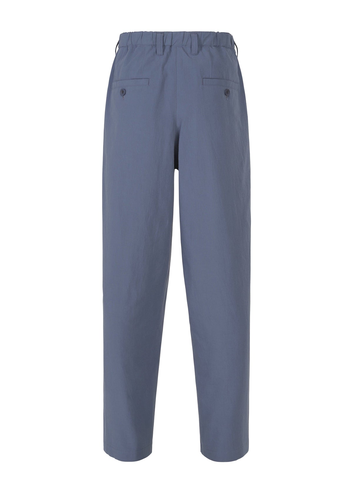 A detail shot of the IM MEN NAVY BOTTOMS trousers.
