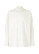 A product shot of the IM MEN WHITE SHIRT clothing in off-white (02).