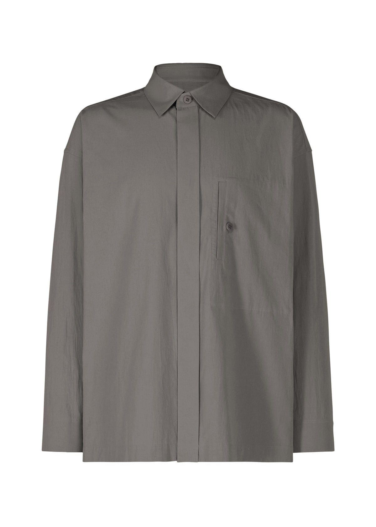 A product shot of the IM MEN WHITE SHIRT clothing in grey (12).