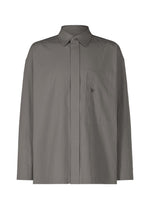 A product shot of the IM MEN WHITE SHIRT clothing in grey (12).