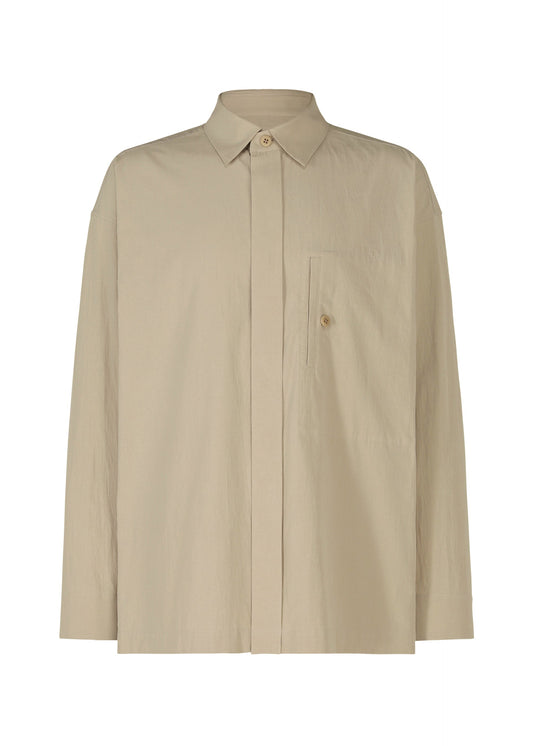 A product shot of the IM MEN WHITE SHIRT clothing in light beige (40).