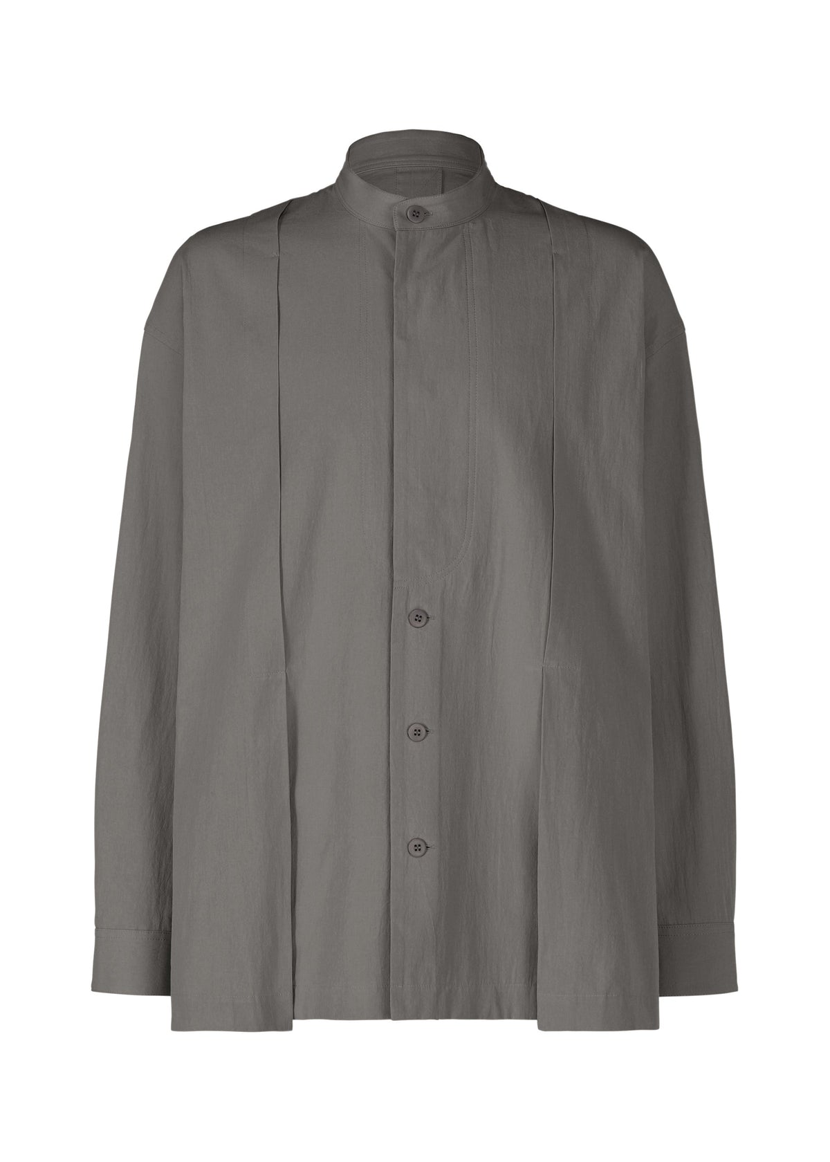 A product shot of the IM MEN WHITE SHIRT clothing in grey (12).