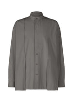 A product shot of the IM MEN WHITE SHIRT clothing in grey (12).